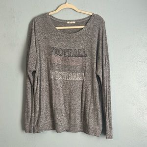 Maurices football sweater. Size large